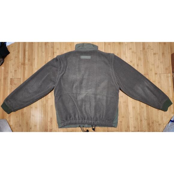 Vintage Orvis Jacket Men L Green Fleece Flannel Lined Convertible Utility Hiking - Picture 9 of 10